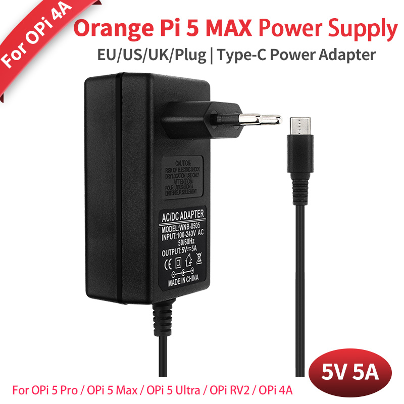 Banana Pi Bpi-M5 - Orange Pi 5 Pro電源 5V 5A