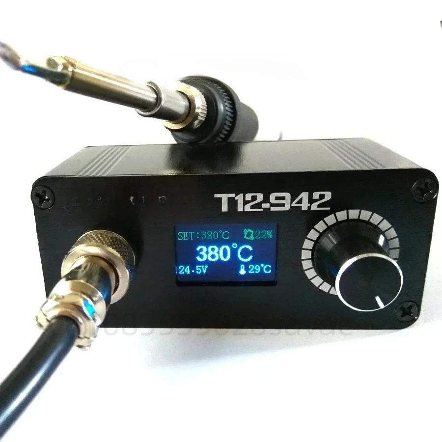 ミニ T12 STC OLED デジタルはんだ付けステーショ - Soldering Station T12 Oled のレビューと価格