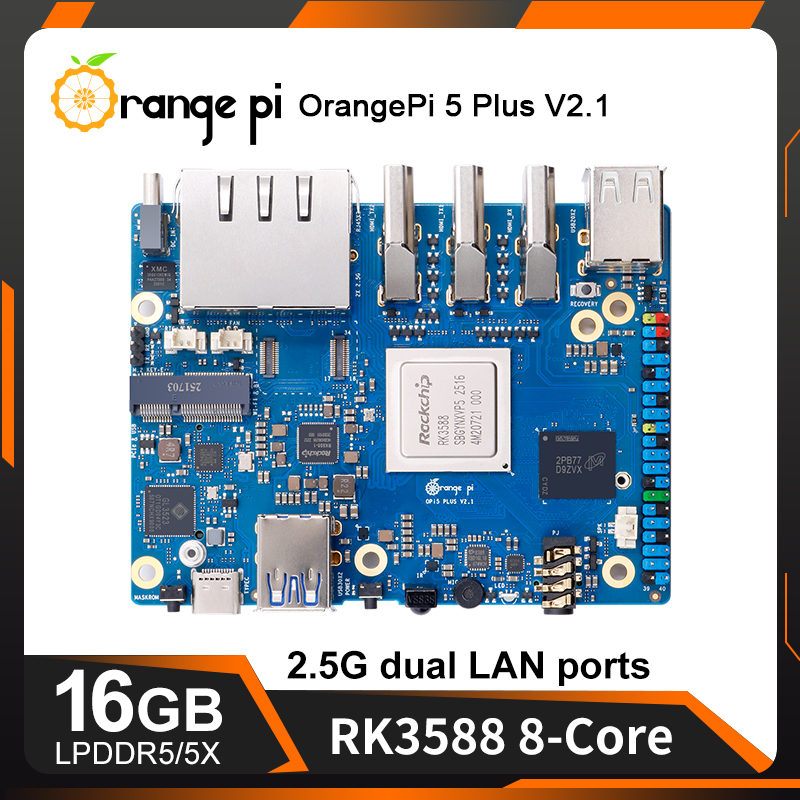 【ホットセール】Orange Pi 5 Plus V2.1  - Orange Pi 5 Plus 16Gb のレビューと価格