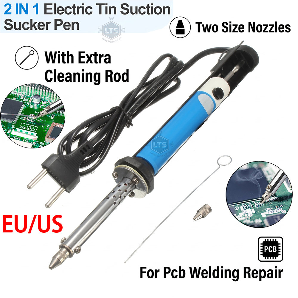 30W電動真空はんだ除去器吸引ポンプガンツールセット、はんだ - Desoldering Gun Vacuum Electric のレビューと価格