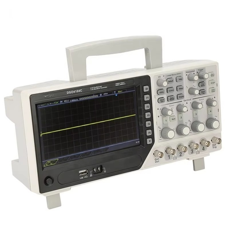 Hantek DSO4104C デジタルストレージオシロスコ - Digital Storage Oscilloscope 100Mhz 4Ch のレビューと価格